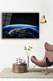 Dekoratif Duvar Tablosu Temperli Cam Tablo 36x23 cm