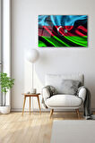 Dekoratif Duvar Tablosu Temperli Cam Tablo 36x23 cm