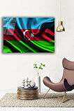 Dekoratif Duvar Tablosu Temperli Cam Tablo 36x23 cm
