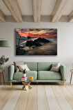 Dekoratif Duvar Tablosu Temperli Cam Tablo 36x23 cm