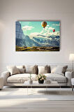 Dekoratif Duvar Tablosu Temperli Cam Tablo 36x23 cm