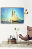 Dekoratif Duvar Tablosu Temperli Cam Tablo 36x23 cm