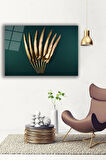 Dekoratif Duvar Tablosu Temperli Cam Tablo 36x23 cm