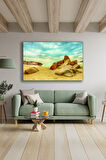 Dekoratif Duvar Tablosu Temperli Cam Tablo 36x23 cm