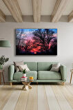 Dekoratif Duvar Tablosu Temperli Cam Tablo 36x23 cm