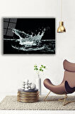 Dekoratif Duvar Tablosu Temperli Cam Tablo 36x23 cm