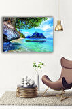 Dekoratif Duvar Tablosu Temperli Cam Tablo 36x23 cm