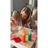 Magic Water Elf Aqua Gel Sihirli Su Oyuncak Seti 5 Renk Jel Şişe 6 Kalıp