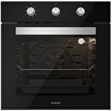 Silverline Siyah Cam Ankastre Set 3420 - CS5335B01 - BO6503B01
