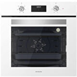 Silverline BO6502W02 - CS5343W01 - 3420 Classy 60 Beyaz Cam Ankastre Set