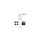 Silverline 3'lü Beyaz Cam Ankastre Set (3490 Oslo 60 BEYAZ+CS5335W01+BO6502W02)