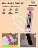 Glocusent USB Şarj Edilebilir LED Kitap Ayracı Arası Okuma Işığı Ayracı Portatif Şarj Edilebilir