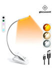 Glocusent Şarjlı LED Masa, Kitap Lambası Çalışma, Okuma, Tamirci Ergonomik Esnek Şarjlı Type C