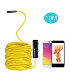 10 M Sarı Sert Tel 1200 Piksel 2 Mp Endoskop Wifi Yılan Kamera