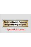 Kişileştirilebilir Ofis Kapısı Aliminyum Isimlik Levhası ,yönlendirme Levhası,gold Aliminyum Levha