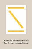 A4 Gold Ayna Belge Çerçevesi Kolay Değiştirilebilir Kendinden Yapışkanlı Duvar ve Kapı Tipi Föylük