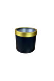 Gold Kemerli 30x30 Siyah Saksı