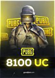 Pubg Mobile 8100 UC TR