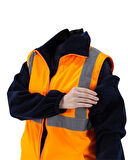 5+1 OXFORD PARKA- İÇİ ÇIKMALI KABAN TURUNCU-LACİVERT