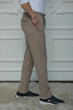 Erkek Dokuma Vizon Jogger Pantolon3036/100