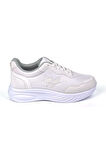 Kadın Beyaz Hafif Fileli Günlük Rahat Sneaker Spor Ayakkabı