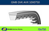 GMB 10X0750 V Kayışı Alfa Citroen Fiat Ford Lada Mercedes Peugeot Seat Suzuki Volkswagen Volvo 10X750-10X0750 10A0748 