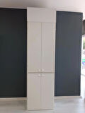 2'li PVC Demonte Kombi Dolabı (60x210x38)