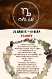 Sertifikalı Burç Taşı Oğlak Burcu Florit Taşı Bileklik