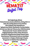 Sertifikalı Tüp Şişelerde Kırık Doğal Taşlar (HEMATİT TAŞI DELİKLİ) 4 X 2cm Büyük Boy