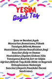 Sertifikalı Tüp Şişelerde Kırık Doğal Taşlar (YEŞİM TAŞI DELİKLİ) 4 X 2cm Büyük Boy