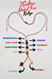 Doğal Taş 7 Çakra Kolye Kehribar, Akik, Sitrin, Kaplan Gözü, Aventurin, Lapis, Ametist, K.kuvars
