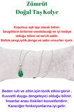 Zümrüt Doğal Taş Kolye