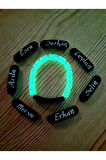 Kedi Gözü Fosforlu Çocuk Bileklik Karanlıkla Parlar