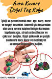 Sertifikalı Aura Kuvars Özel Model Kolye Tasarım Aaa Kalite