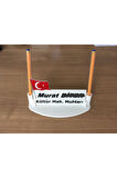 Bayraklı İsimlik Kişiye Özel Hediyelik