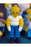 Kaws Simpson Boyalı Figür Kaws Bart Figür Büyük Boy 20CM