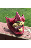 For Honor Kensei Maske Cosplay Samuray Maske Giyilebilir