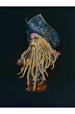 Karayip Korsanları Davy Jones Büst Karayip Korsanları Ahtapot Adam Büst Büyük Boy 25 Cm