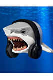 Köpekbalığı Kafası Kulaklık Standı Köpek Balığı Kulaklık Standı Shark Masaüstü Kulaklık Standı