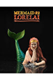 Disney Deniz kızı Lorelai Hareketli Oyuncak Mermaid Lorelai 23 CM Büyük Boy