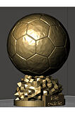 İsime Özel Fıfa Ballon D'or Maketi Gold Kaplama 20 cm