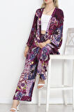 GAMZELİTARZIM Kimono Takım Mor - 10553.1095.