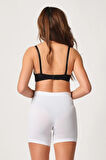 Kadın Siyah Uzun Paçalı Seamless Boxer Korse 3003