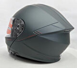 Mt Kask Mt Genesis Sv Çene Açılır Kask Mat Anthracite Grey