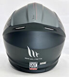 Mt Kask Mt Genesis Sv Çene Açılır Kask Mat Anthracite Grey