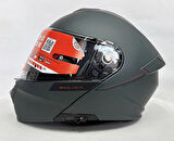Mt Kask Mt Genesis Sv Çene Açılır Kask Mat Anthracite Grey