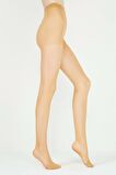 6’lı Kadın Parlak Ince Fit Külotlu Çorap Açık Ten.