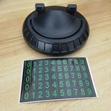 Numaratörlü Güçlü Yapışkanlı  Derece Dönebilen Su Geçirmez Araç İçi Telefon Tutucu Plastik Aparat ()