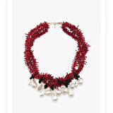 Kırmızı İnci Kolye