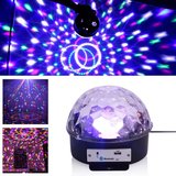 Küre Disko Topu Müzik Çalar Renkli Lazer Işıklı Bluetooth (5332)